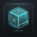 Cubic Feet to Cubic Yards and Board Feet Calculator Icon